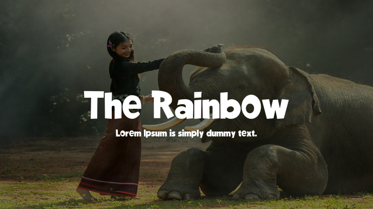 The Rainbow Font