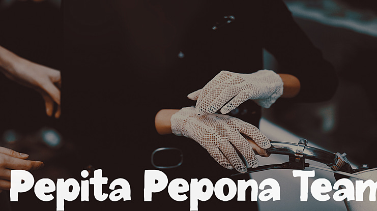 Pepita Pepona Team Font