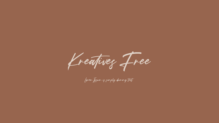 Kreatives Free Font