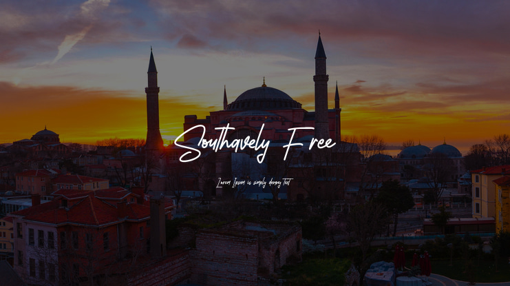 Southavely Free Font
