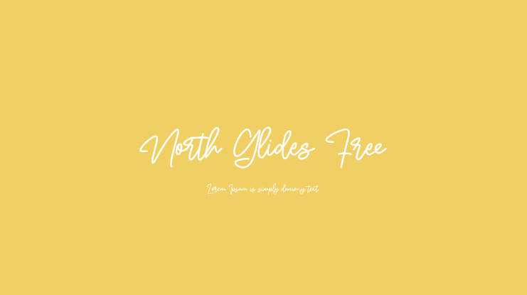 North Glides Free Font