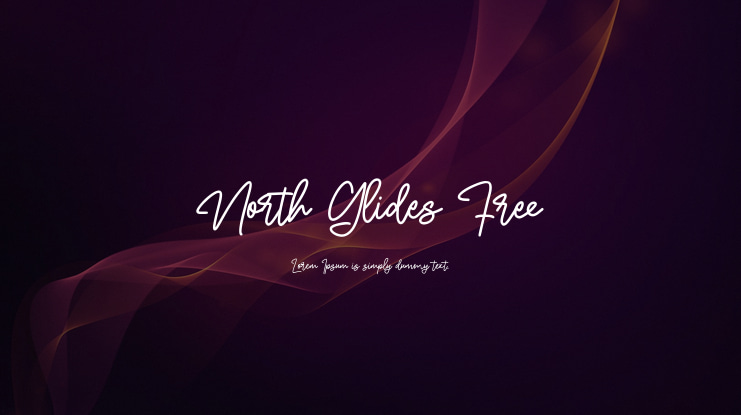 North Glides Free Font