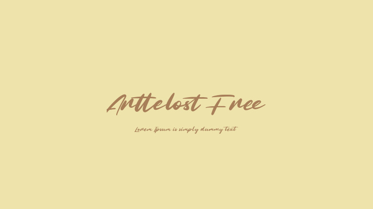 Arttelost Free Font