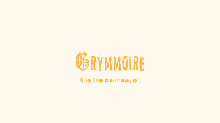 Grymmoire Font