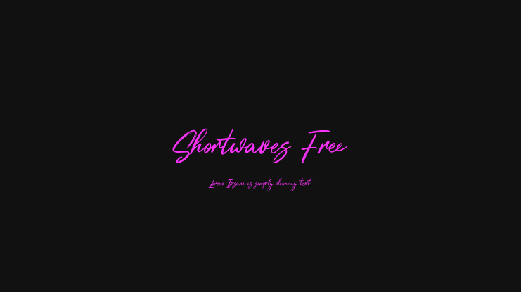 Shortwaves Free Font