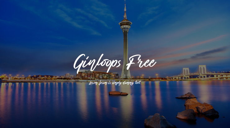 Ginloops Free Font