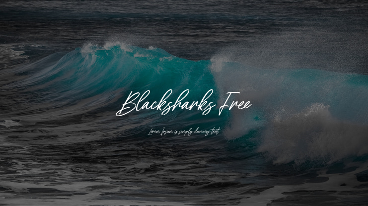 Blacksharks Free Font