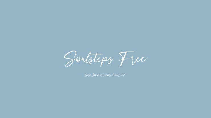 Soulsteps Free Font