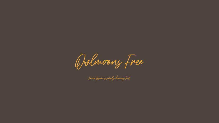 Owlmoons Free Font