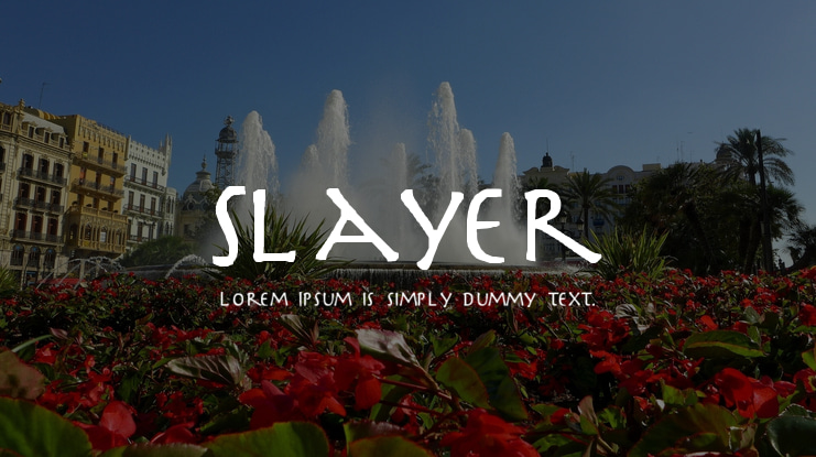 Slayer Font