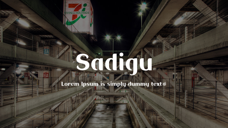 Sadigu Font Family