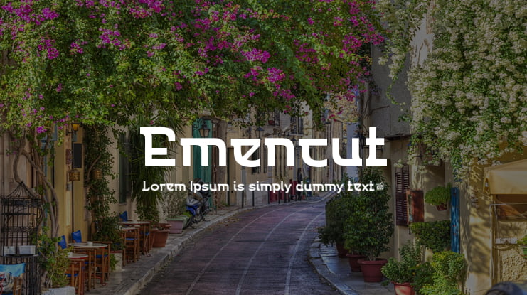 Emencut Font Family