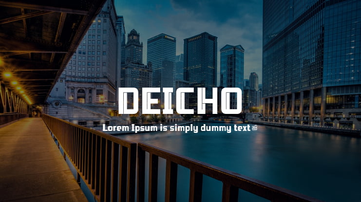 DEICHO Font Family