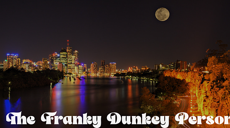 The Franky Dunkey Personal Use Font