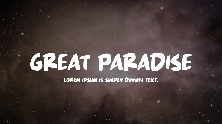 Great Paradise Font