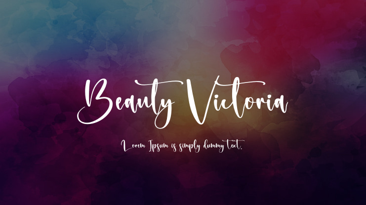 Beauty Victoria Font
