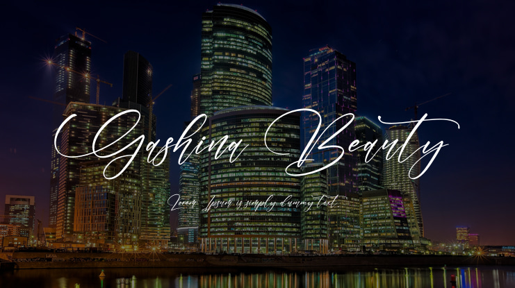 Gashina Beauty Font