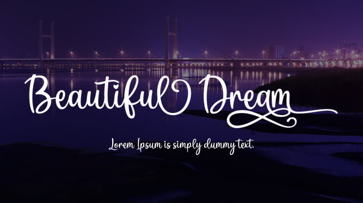 Beautiful Dream Font