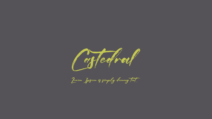 Castedral Font