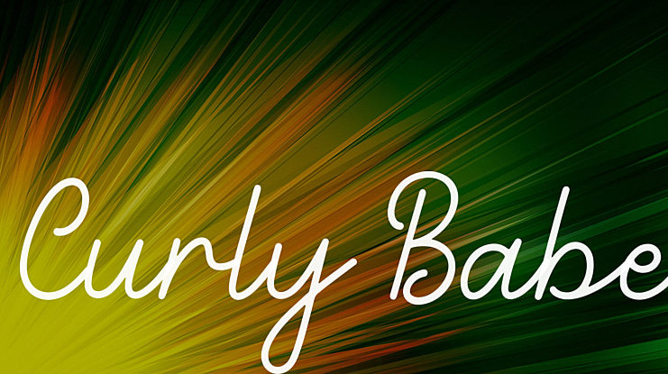 Curly Babe Font