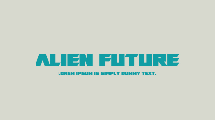Alien Future Font Family