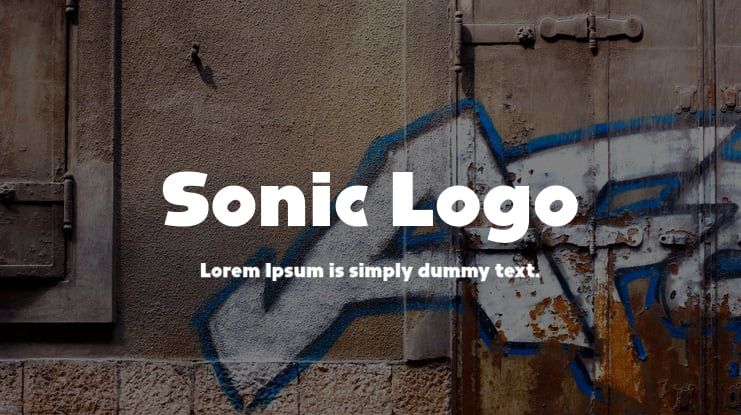 Sonic Logo Font