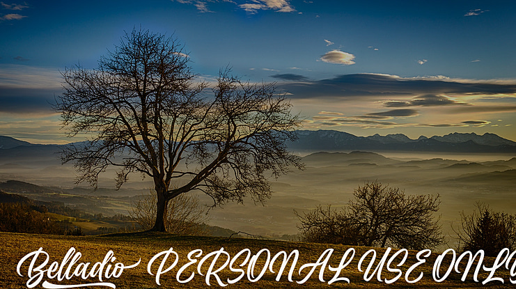 Belladio PERSONAL USE ONLY Font