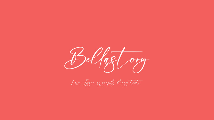 Bellastory Font