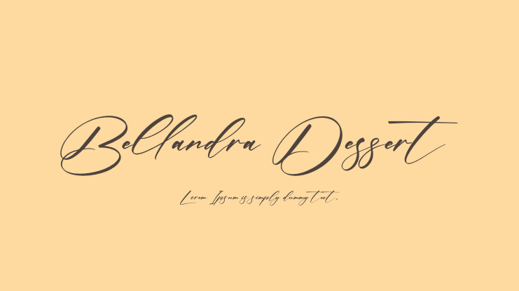 Bellandra Dessert Font