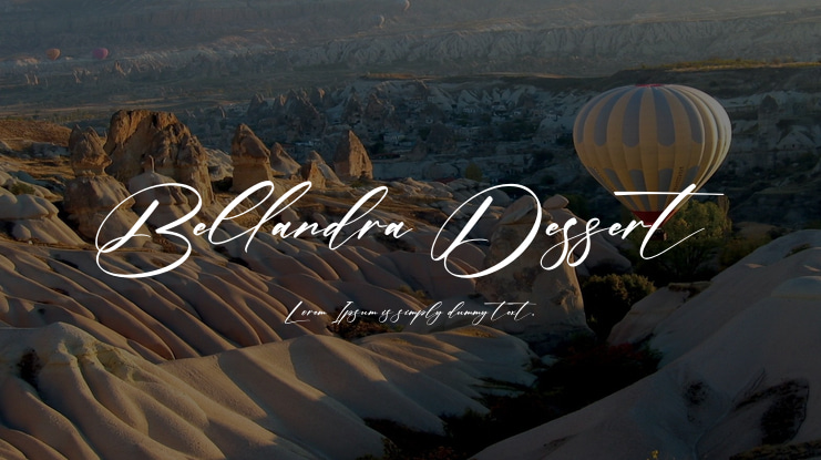 Bellandra Dessert Font