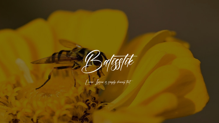 Balisstik Font