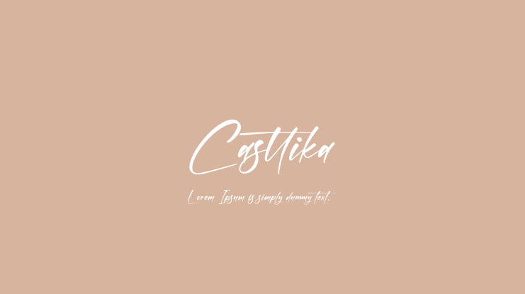 Casttika Font