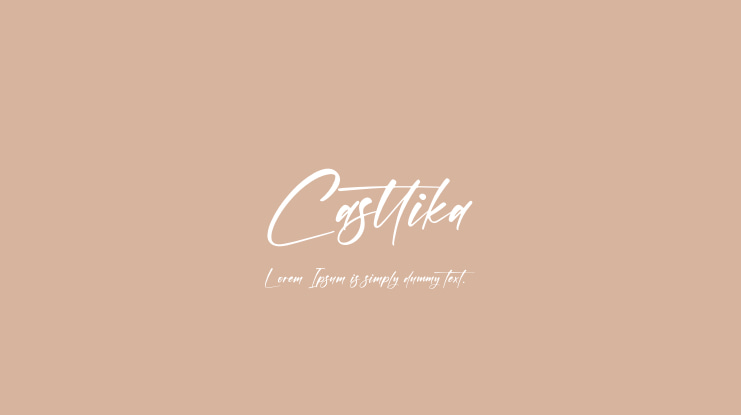 Casttika Font