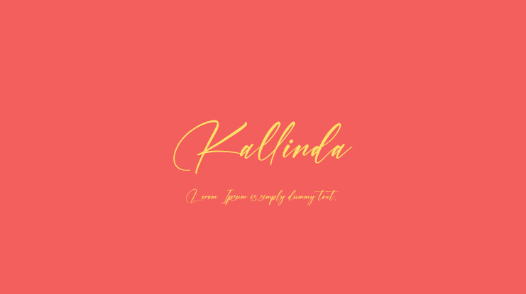 Kallinda Font