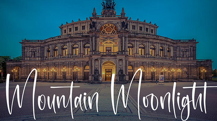 Mountain Moonlight Font