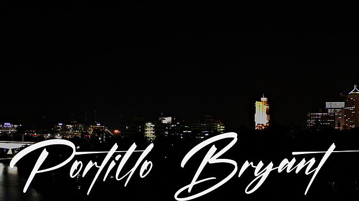 Portillo Bryant Font