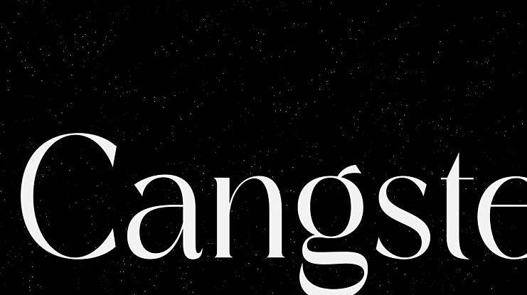 Cangste Font
