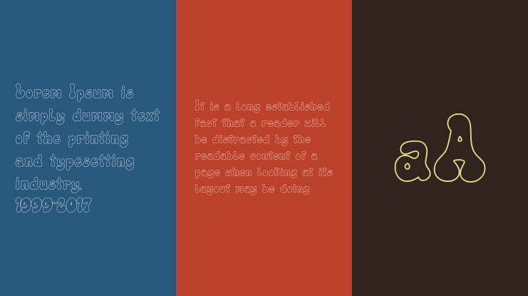 Pinky Donuts Outline Font Family