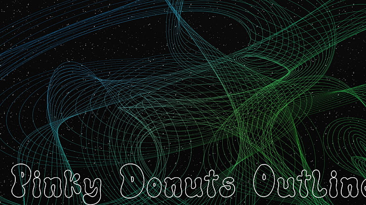 Pinky Donuts Outline Font Family