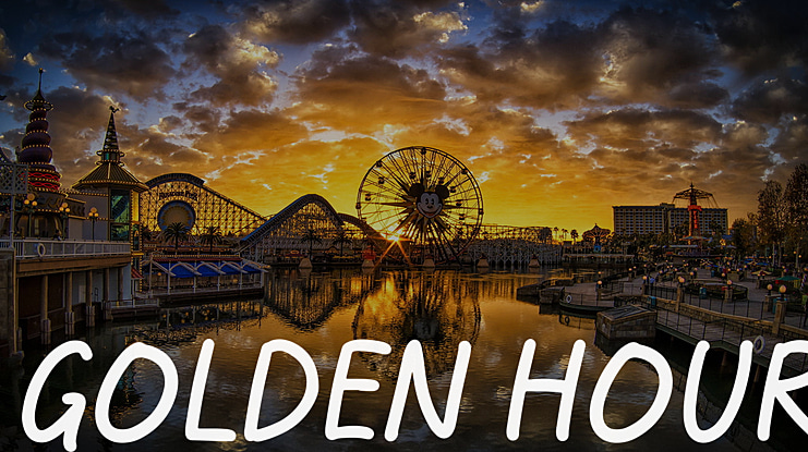 Golden Hour Font
