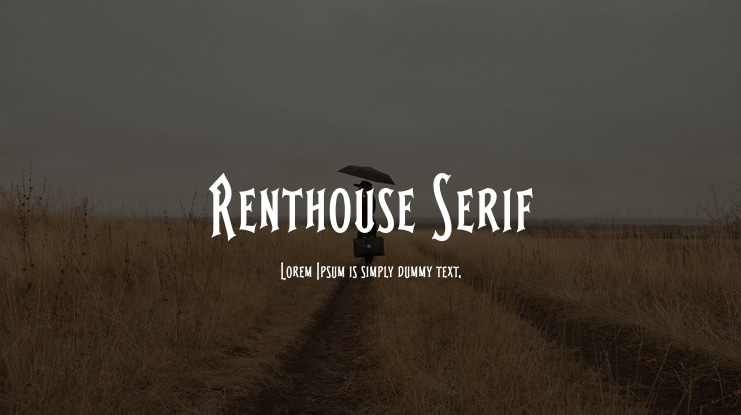 Renthouse Serif Font