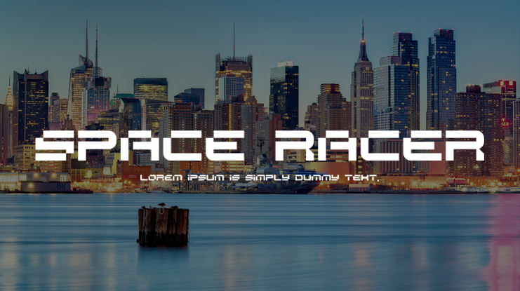 SPACE RACER Font