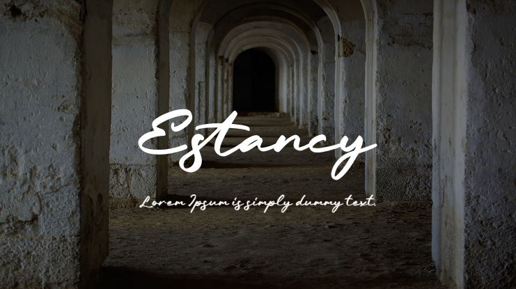 Estancy Font