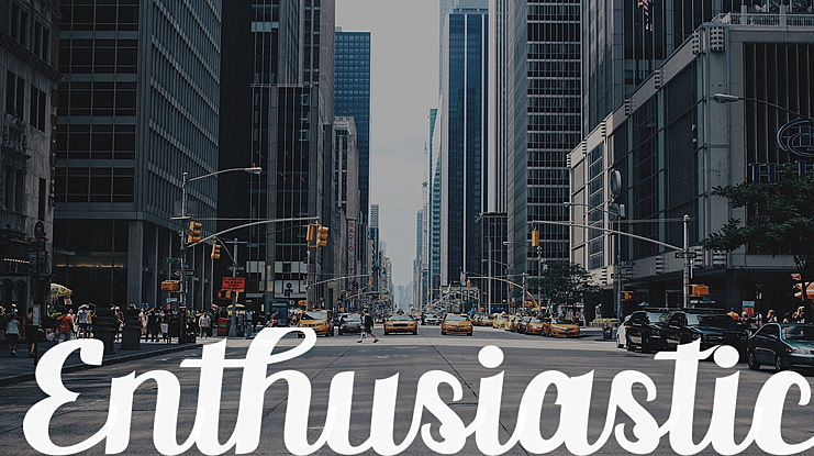 Enthusiastic Font