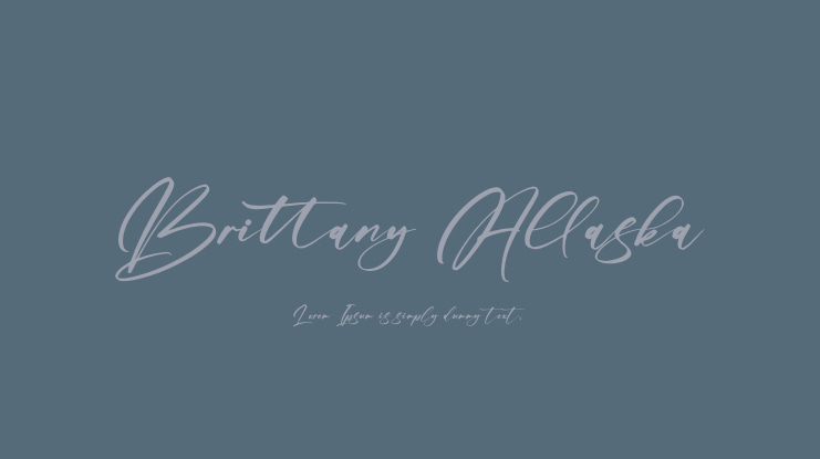 Brittany Allaska Font