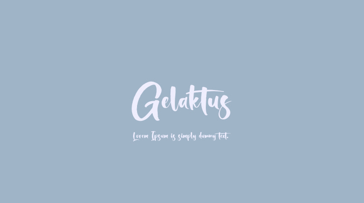 Gelaktus Font