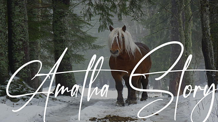 Amatha Story Font