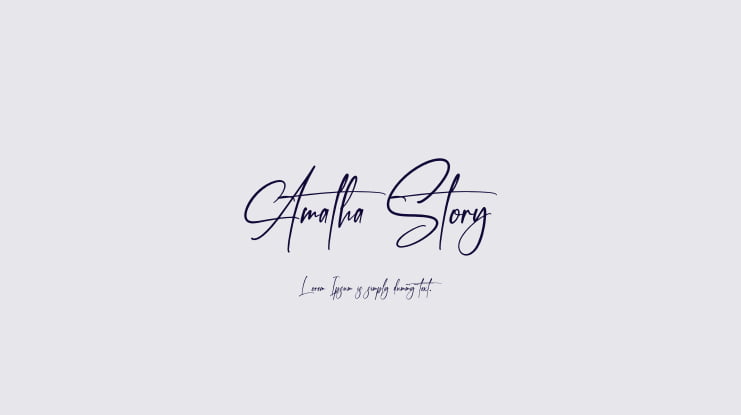 Amatha Story Font