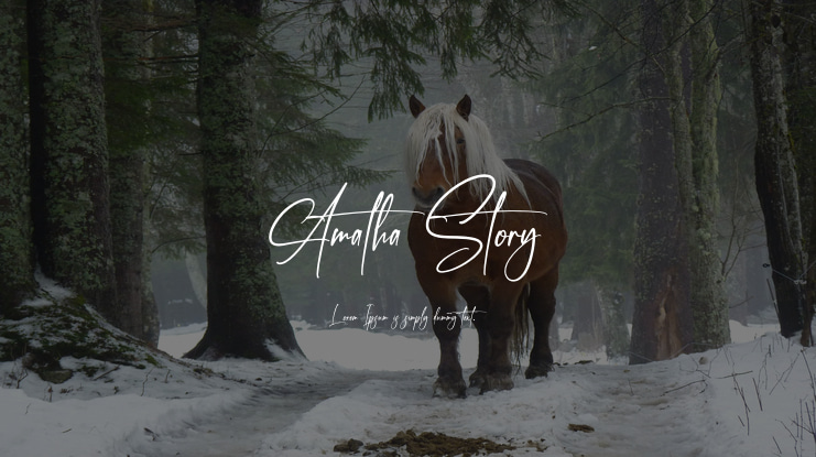 Amatha Story Font