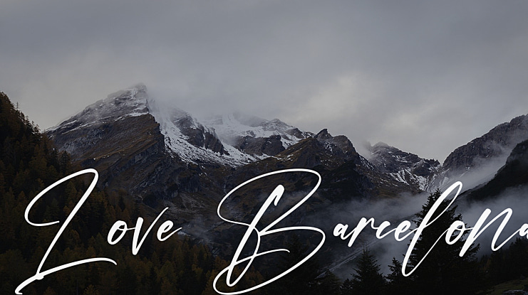 Love Barcelona Font